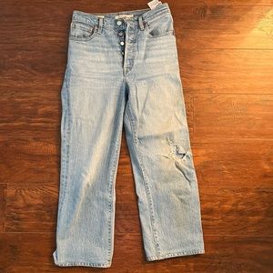 LEVI’S Ribcage Straight Leg Jeans